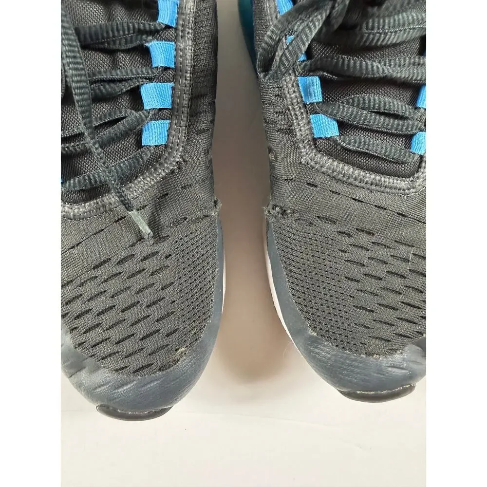Nike Air Max 270 Anthracite Light Photo Blue Sneakers Size 4 youth